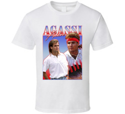 Andre Agassi 90s Style T Shirt Andre Agassi 90s Style T Shirt