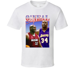 Shaquille O'neal 90s Style T Shirt Shaquille O'neal 90s Style T Shirt