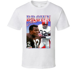 Jim Brown 90s Style T Shirt Jim Brown 90s Style T Shirt