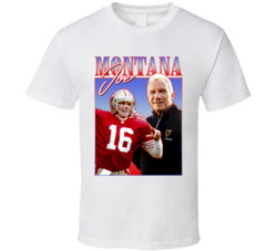 Joe Montana 90s Style T Shirt Joe Montana 90s Style T Shirt