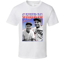 Lou Gehrig 90s Style T Shirt Lou Gehrig 90s Style T Shirt