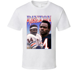 Walter Payton 90s Style T Shirt Walter Payton 90s Style T Shirt