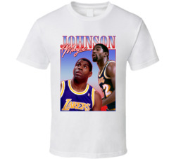 Magic Johnson 90s Style T Shirt Magic Johnson 90s Style T Shirt
