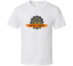 Chick N Beer Favorite Restaurant T Shirt Chick N Beer Favorite Restaurant T Shirt