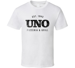 Uno Pizzeria Grill Worn Look T Shirt Uno Pizzeria Grill Worn Look T Shirt