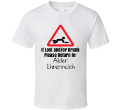 If Lost Or Drunk Return To Alden Ehrenreich T Shirt
