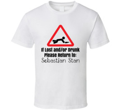 If Lost Or Drunk Return To Sebastian Stan T Shirt If Lost Or Drunk Return To Sebastian Stan T Shirt