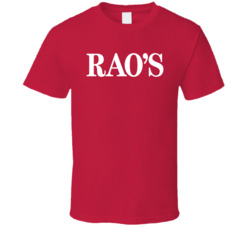 Rao's The Bronx New York Ny Restaurant Logo T Shirt Rao's The Bronx New York Ny Restaurant Logo T Shirt