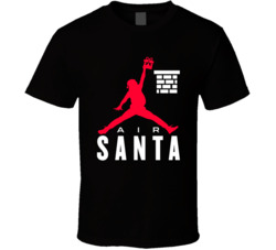 Air Santa Christmas Parody Holiday Sports Fan Gift T Shirt Air Santa Christmas Parody Holiday Sports Fan Gift T Shirt