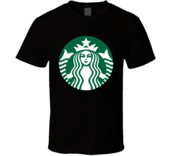 Starbucks Corporation Nasdaq Company Logo Employee Fan T Shirt Starbucks Corporation Nasdaq Company Logo Employee Fan T Shirt