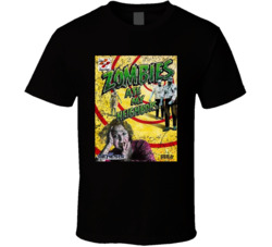 Zombies Ate My Neighbors Sega Game Cover Distressed T Shirt Zombies Ate My Neighbors Sega Game Cover Distressed T Shirt