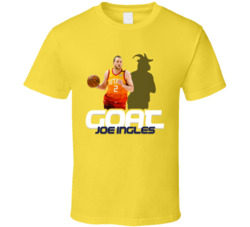 Joe Ingles Goat Utah Basketball Player Fan T Shirt Joe Ingles Goat Utah Basketball Player Fan T Shirt
