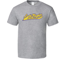 Late Night David Letterman T Shirt Late Night David Letterman T Shirt