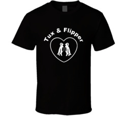 Tux And Flipper Funny Parks And Recreation Popular Tv Show T Shirt Tux And Flipper Funny Parks And Recreation Popular Tv Show T Shirt