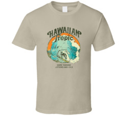 Hawaiian Tropic Dark Tanning Lotions And Oils Distressed T Shirt Hawaiian Tropic Dark Tanning Lotions And Oils Distressed T Shirt