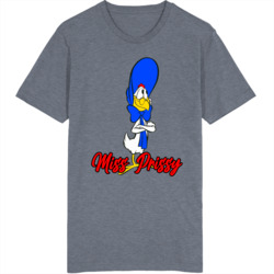 Miss Prissy Hen Cartoon Retro Vintage T Shirt Miss Prissy Hen Cartoon Retro Vintage T Shirt