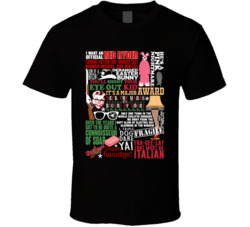A Christmas Story Funny Holiday Movie Quote Mashup Cool Xmas Gift T Sh