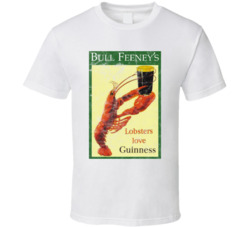 Bull Feeney's Portland Maine Restaurant Worn Look T Shirt Bull Feeney's Portland Maine Restaurant Worn Look T Shirt