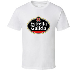 Estrella Galicia Spanish Beer Label Beer Lovers T Shirt Estrella Galicia Spanish Beer Label Beer Lovers T Shirt
