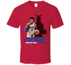 Saddiq Bey Basketball Fan Goat T Shirt Saddiq Bey Basketball Fan Goat T Shirt