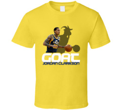 Jordan Clarkson Goat Utah Basketball Player Fan T Shirt Jordan Clarkson Goat Utah Basketball Player Fan T Shirt