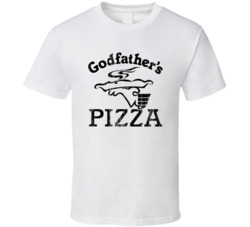 Godfathers Pizza Logo Popular Pizza Restaurant Take Out Food Gift T Sh