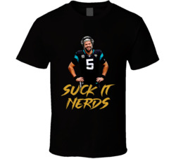 Suck It Nerds Blake Bortles Black T Shirt