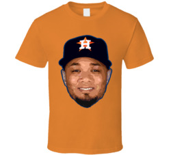 Martin Maldonado Big Head Orange T Shirt Martin Maldonado Big Head Orange T Shirt