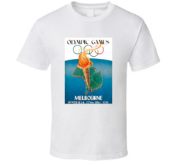 Olympic Games Melbourne Australia 1956 T Shirt Olympic Games Melbourne Australia 1956 T Shirt