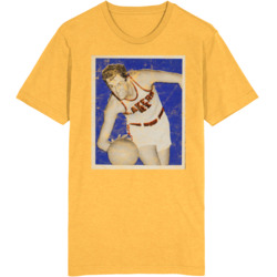 George Mikan 1948 Retro Sports Basketball Collectors Card Fan Worn Loo