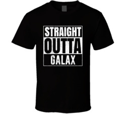Straight Outta Galax Virginia City Grunge Parody Cool T Shirt