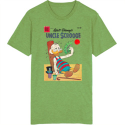 Uncle Scrooge Dell June To Aug Retro Distressed Magazine Vintage T Shi