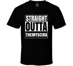 Straight Outta Themyscira Fictional Places Parody T Shirt