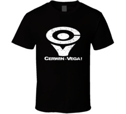 Cerwin Vega Automobile Car Motorcycle Auto Parts Cool Distressed Style
