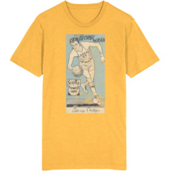 George Mikan 1950 Retro Sports Basketball Collectors Card Fan Worn Loo