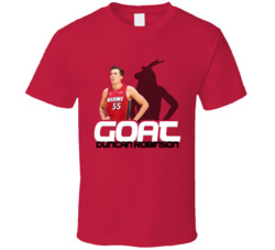 Duncan Robinson Goat Greatest Of All Time Basketball Fan T Shirt