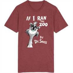 If I Ran The Zoo Dr Seuss Book Cover Vintage T Shirt