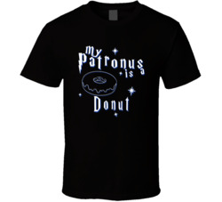My Patronus Is A Donut Funny Harry Potter Food T Shirt My Patronus Is A Donut Funny Harry Potter Food T Shirt