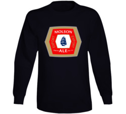 Molson Export Ale Canada Beer Lovers Long Sleeve T Shirt Molson Export Ale Canada Beer Lovers Long Sleeve T Shirt