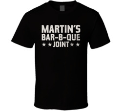 Martin's Bbq Joint Text Logo T Shirt Martin's Bbq Joint Text Logo T Shirt