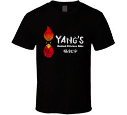 Yang's Braised Chicken Rice Worn Look T Shirt Yang's Braised Chicken Rice Worn Look T Shirt