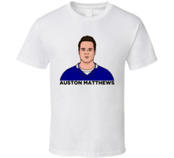 Auston Matthews Portrait T Shirt Auston Matthews Portrait T Shirt