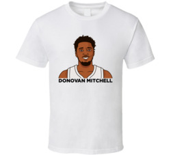 Donovan Mitchell Portrait T Shirt Donovan Mitchell Portrait T Shirt