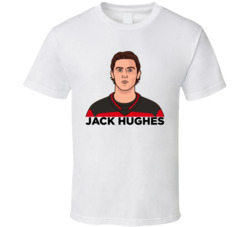 Jack Hughes Portrait T Shirt Jack Hughes Portrait T Shirt