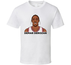 Demar Derozan Portrait T Shirt Demar Derozan Portrait T Shirt