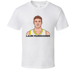 Lauri Markkanen Portrait T Shirt Lauri Markkanen Portrait T Shirt