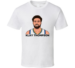 Klay Thompson Portrait T Shirt Klay Thompson Portrait T Shirt