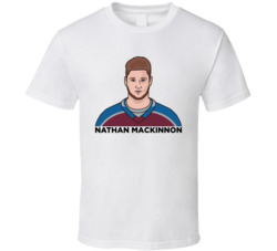 Nathan Mackinnon Portrait T Shirt Nathan Mackinnon Portrait T Shirt
