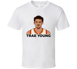 Trae Young Portrait T Shirt Trae Young Portrait T Shirt