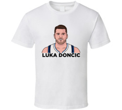 Luka Doncic Portrait T Shirt Luka Doncic Portrait T Shirt